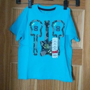 4T jumping bean guitar t-shirt